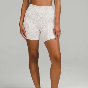 Lululemon align cheetah camo shorts